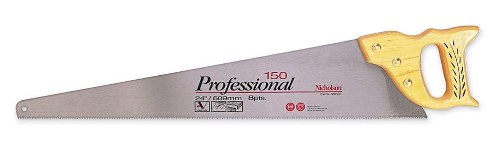 Nicholson Saw Handsaw,150 Professional,15",8Pt Std (1 Each) Ns1504