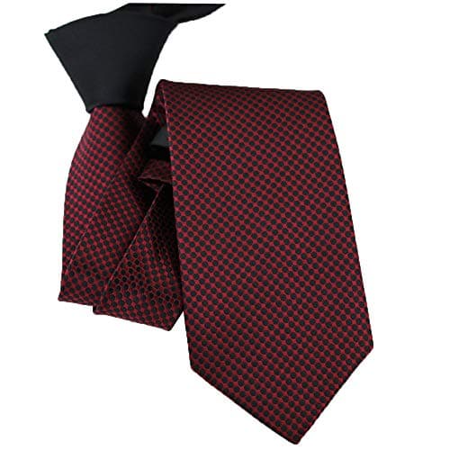 Coachella Ties Solid Color Knot Contrast Polka Dot Necktie Formal Tie 8.5cm