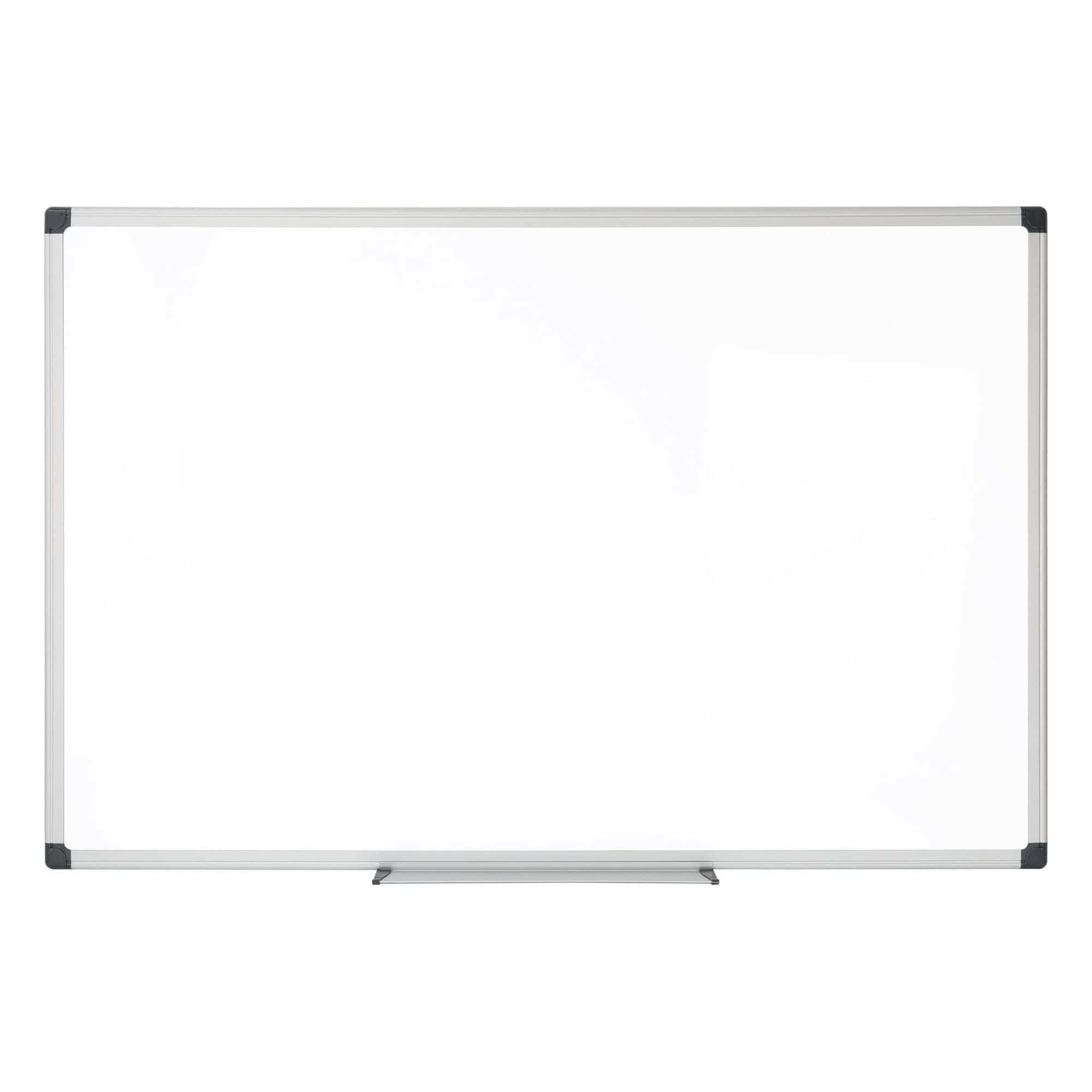 Realspace™ Magnetic Dry-Erase Whiteboard, 48" x 72", Silver Frame