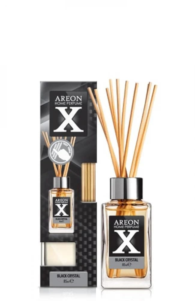 Areon Home Luxury Perfume Reed Diffuser Black Crystal + 10 Rattan Reeds