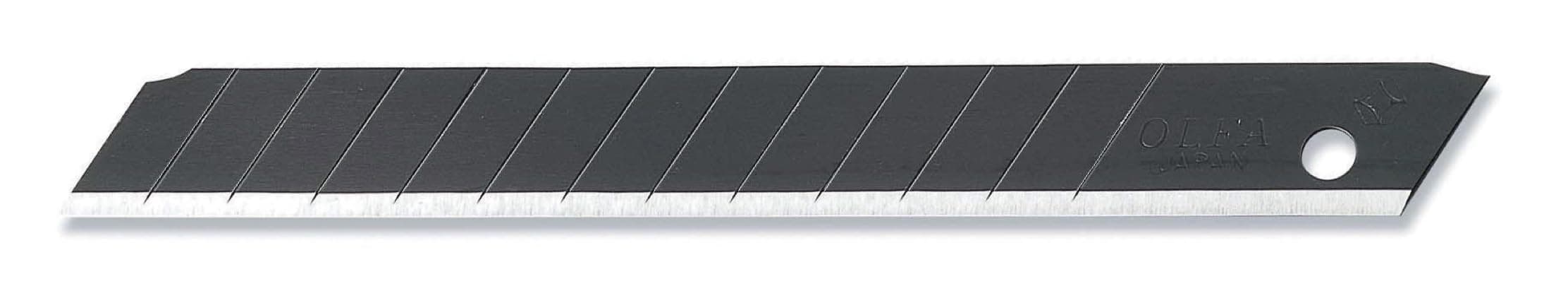 ABB-10B Excel Black 9mm, Extremely Sharp, Snap-off Blade (10-Pack), with Blade Disposal Case