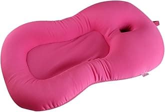 Baby Bath Mat, KAKIBLIN Baby Bathtub Cushion Soft Anti-Slip Bath Pad 0-6 Month Infant Bath Pillow, Pink