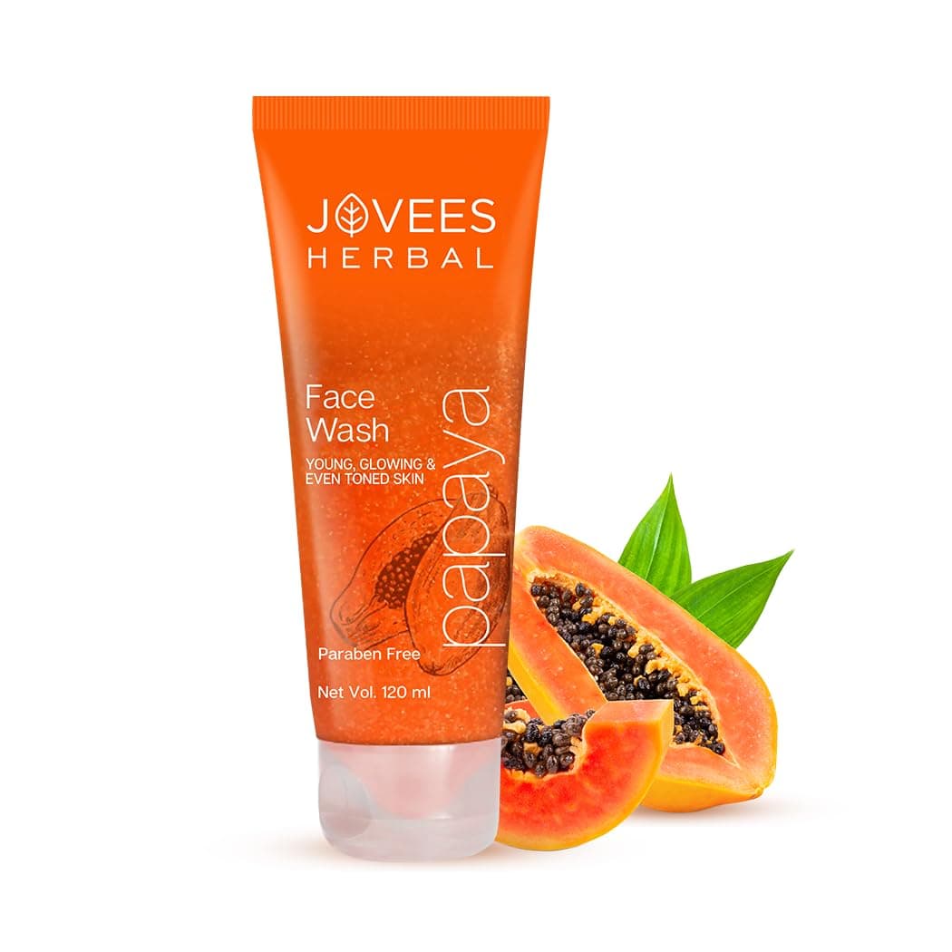 Jovees Face Wash, Papaya 120 ml