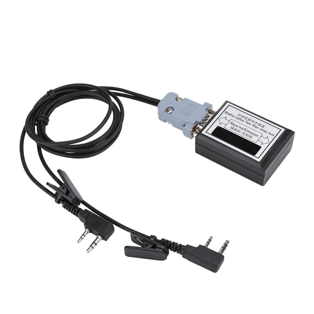 V BESTLIFE Two Way Relay Box,K Plug Two Way Handheld Radio Walkie Talkie Repeater Box