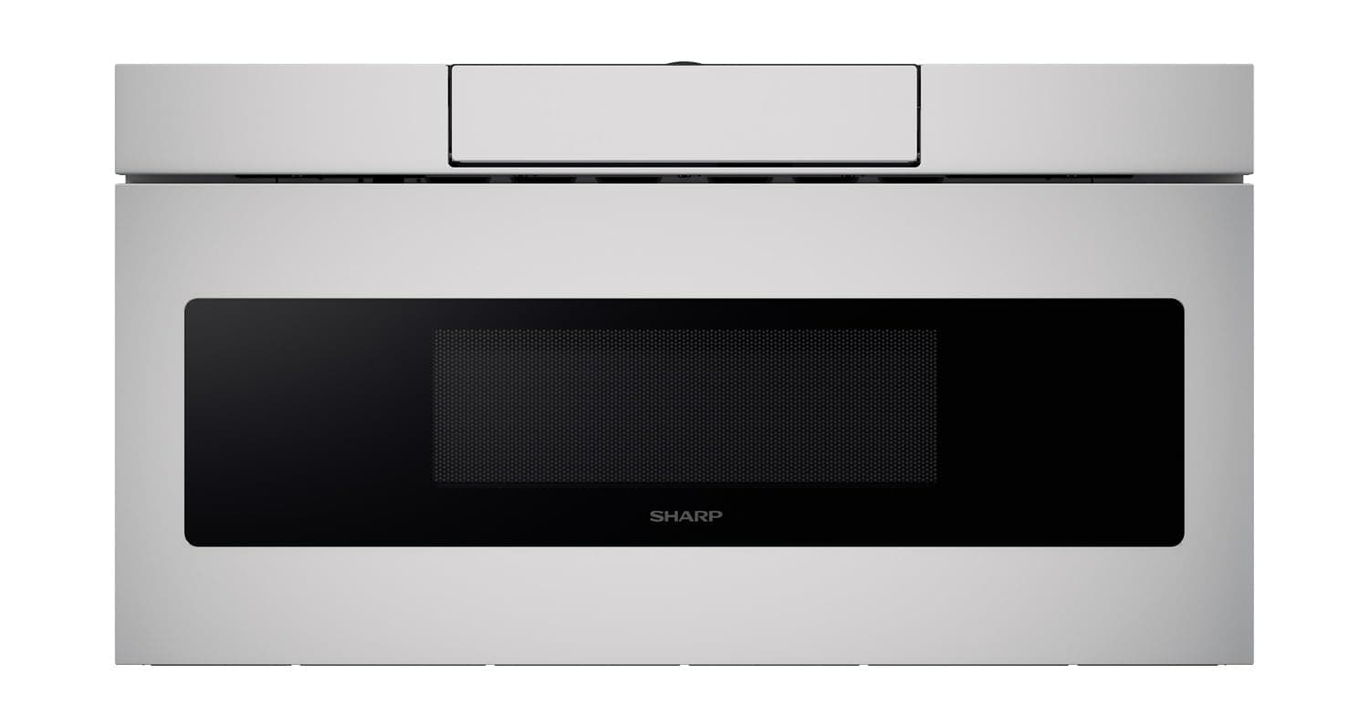 SHARP SMD3070ASY Microwave Drawer Oven, 30-inch, 1.2 Cubic Feet, 950 Watt, Concealed Angled Touch Control Panel with Digital LCD Display, Stainless Steel