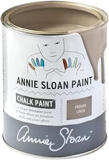 Annie Sloan Chalk Paint® (French Linen, 1 Litre/33.8 Fl Oz) a unique decorative paint for furniture, cabinets and home décor with no sanding or priming