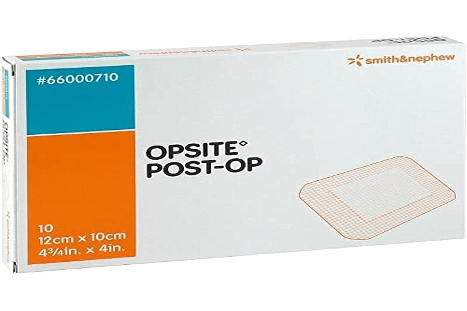 SJ66000710 Opsite Post-Op Dressing with Pad, 10cm x 12cm, Pack of 10