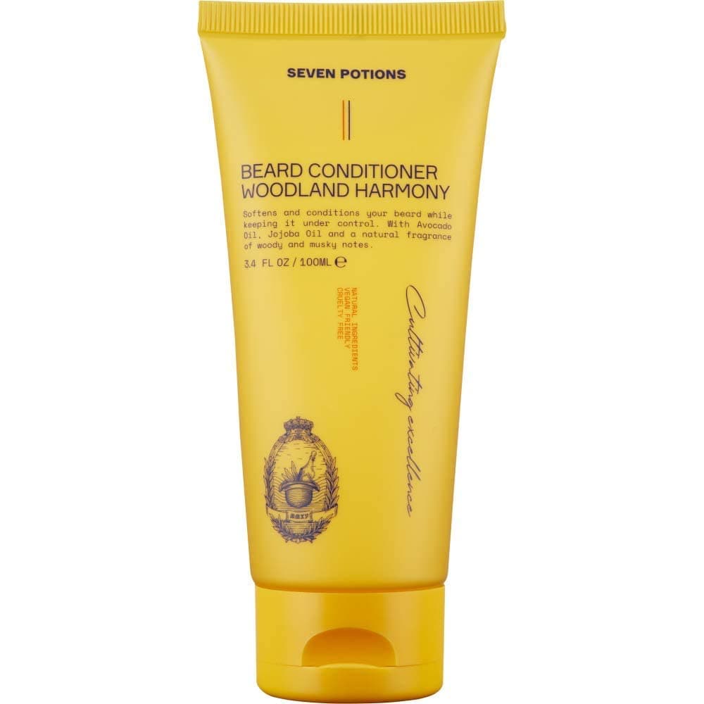 Beard Conditioner for Men – Prevents Beard Itch and Dandruff – Natural, Vegan, Cruelty Free (Woodland Harmony, 3.4 FL OZ)