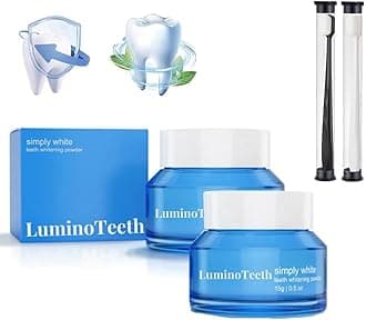 Luminoteeth Whitening Powder,Natural Snow Teeth Whitener,Magic Booster Powder Teeth,Instant Toothpaste Whitening Fresh Breath,Cleaning Tooth Fresh Breath Care Oral Non-Sensitive Formula (2)