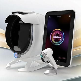 - A6 AI Skin Analysis Machine Digital Professional- 36MP Intelligent Facial Analyzer with 8-Spectrum Technology for Skin Condition Evaluation