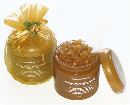 Brown Sugar Body Scrub/Foaming Shea Butter Base/16 Oz /500 Ml/Fresh Ginger Lime
