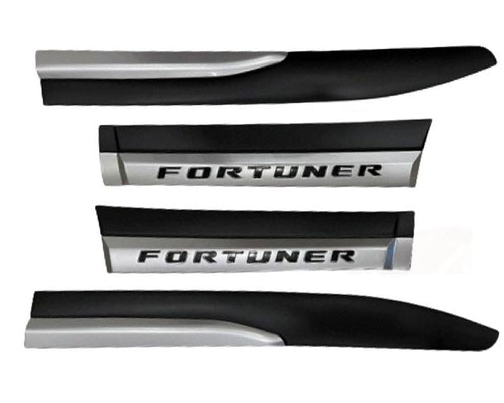Plastic Car Door Side Cladding Moulding Compatible for Fortuner Set of 4 Pieces