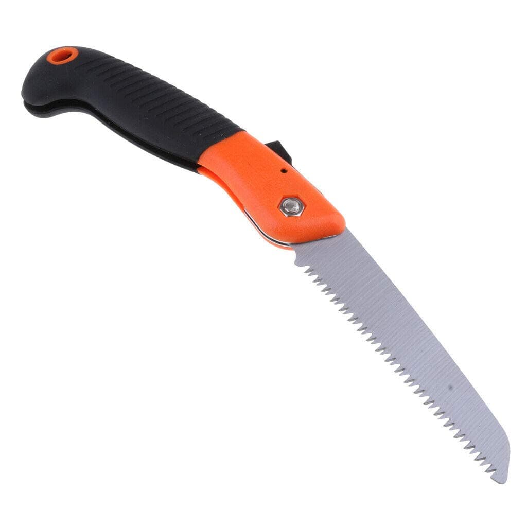 Folding Pruning Hand Saw with Non-Slip Handle, Trimming Gardening Sawing Survival Household Garden Tool for Cutting Tree Branch Camping Outdoor Accessory