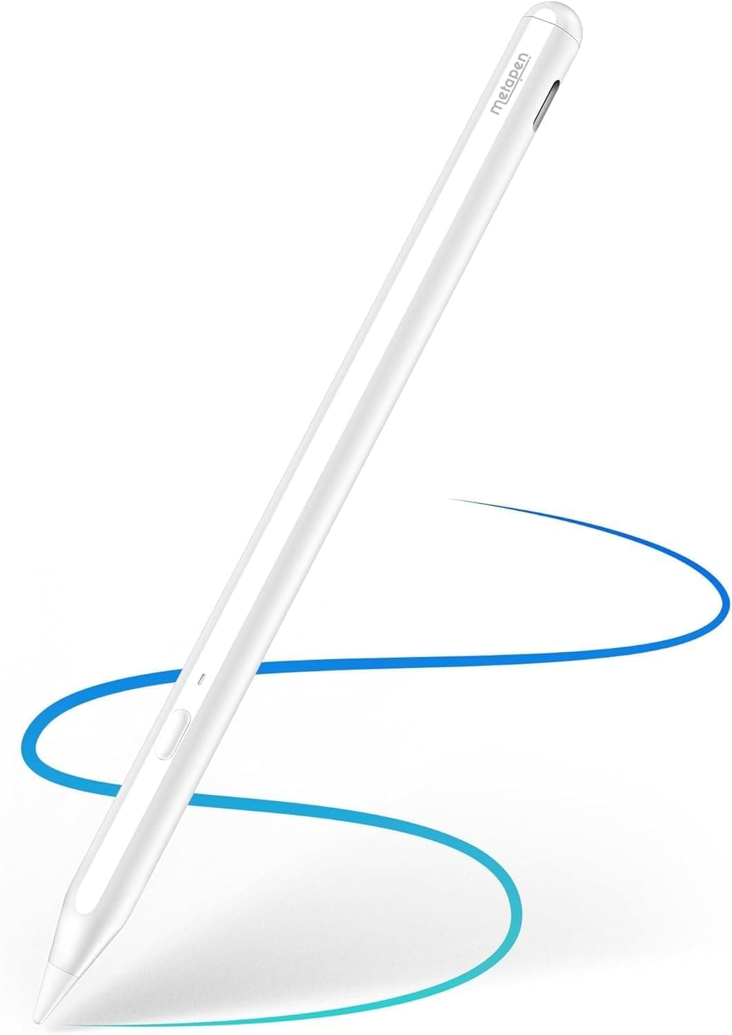 Metapen iPad Pencil A11 (Efficient Shortcuts & Smoothier Inking) for Apple iPad 10th/9th~6, iPad Air 5/4/3, Stylus Pen for iPad Pro (12.9" 6th /11" 4th Gen) in 2018-2022, iPad Mini 6 - Palm Rejection