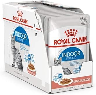 Royal Canin Indoor Sterilised in Gravy Cat Wet Food BOX - 12X85G