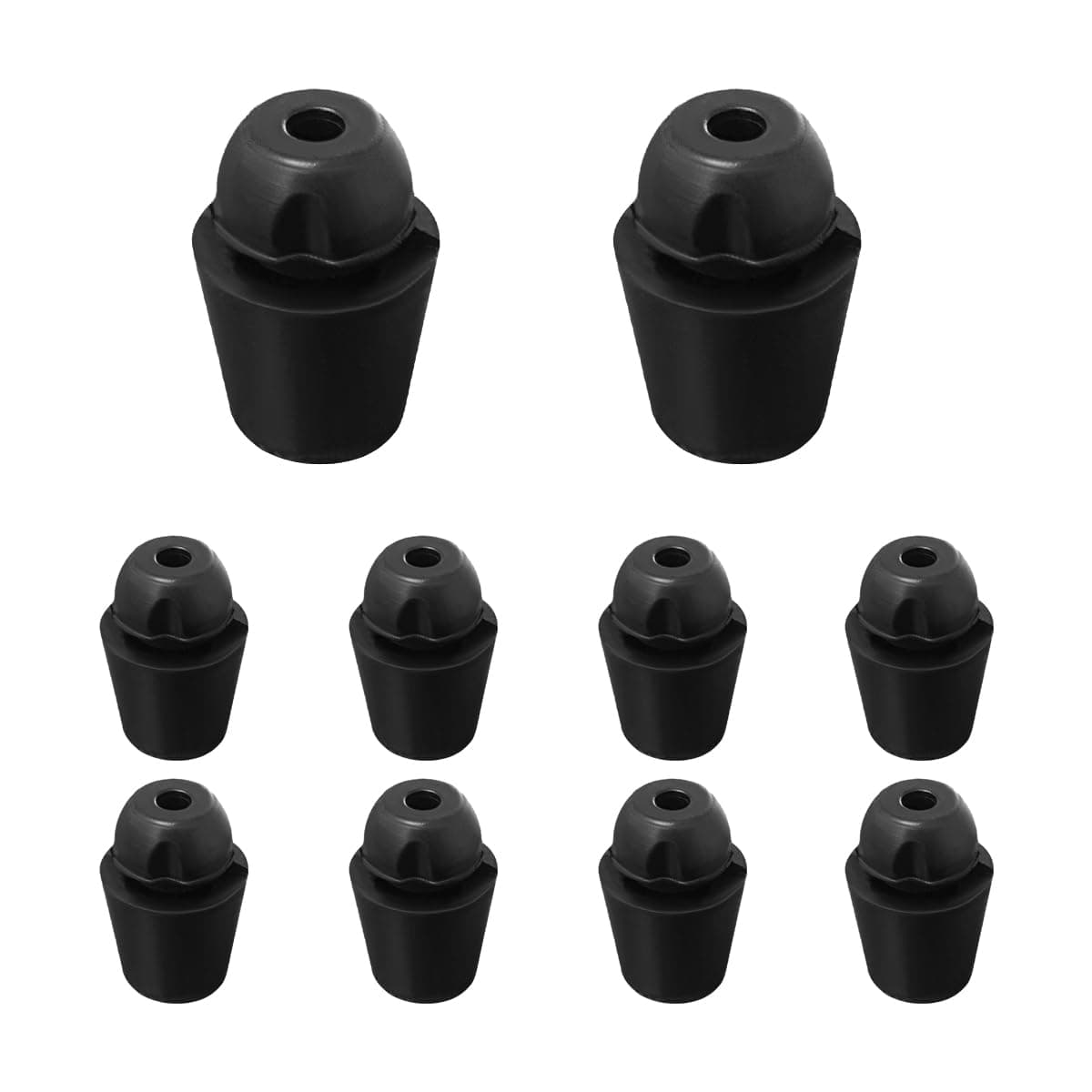 10 PCS Car Door Overslam Bumper Stopper, Rubber Auto Front Rear Door Shock Absorber Guard Cushion, 8219128010 Door Dampers Buffer Pad, Door Side Protection Car Accessories