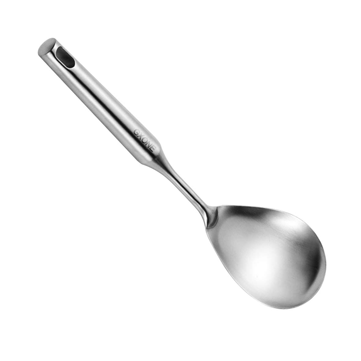 Cooking Spoon,304 Stainless Steel Large Serving Spoons,Silver/12.6Inch