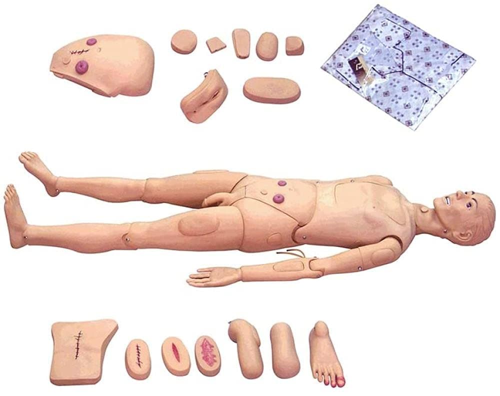 LHMYHHH Functional Mannequin Nursing Simulator Model Mannequin Resuscitation Operation Emergency Nursing Training Education Medical Supplies