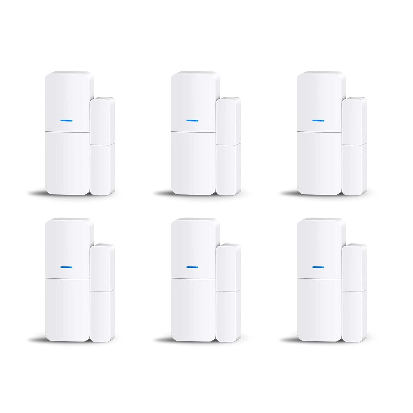 Entry Sensor (Pack of 6) - Window and Door Protection - Compatible with tolviviov Home Security System