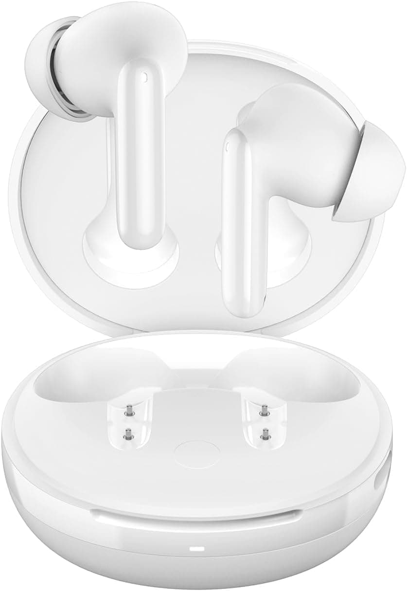 Audio Newly Launched SA-TW S10 True Wireless in Ear Earbuds with 30H Playtime, Upto 28dB ANC, Transparency Mode, EQ Customizing App, 4-MIC, Gaming Mode, 10mm Driver, IPX5 - White
