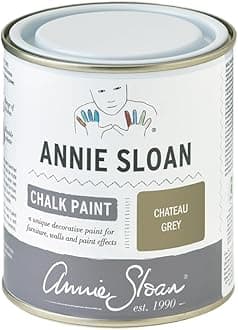 Annie Sloan Chalk Paint® (Chateau Grey, 500 ml/16.9 Fl Oz) a unique decorative paint for furniture, cabinets and home décor with no sanding or priming