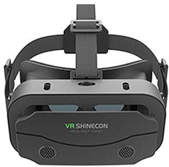 2 Pcs 3d VR Virtual Reality Headset Games | VR Headset,Universal Virtual Reality Goggles Soft & Comfortable New 3D VR Glasses Jildouf