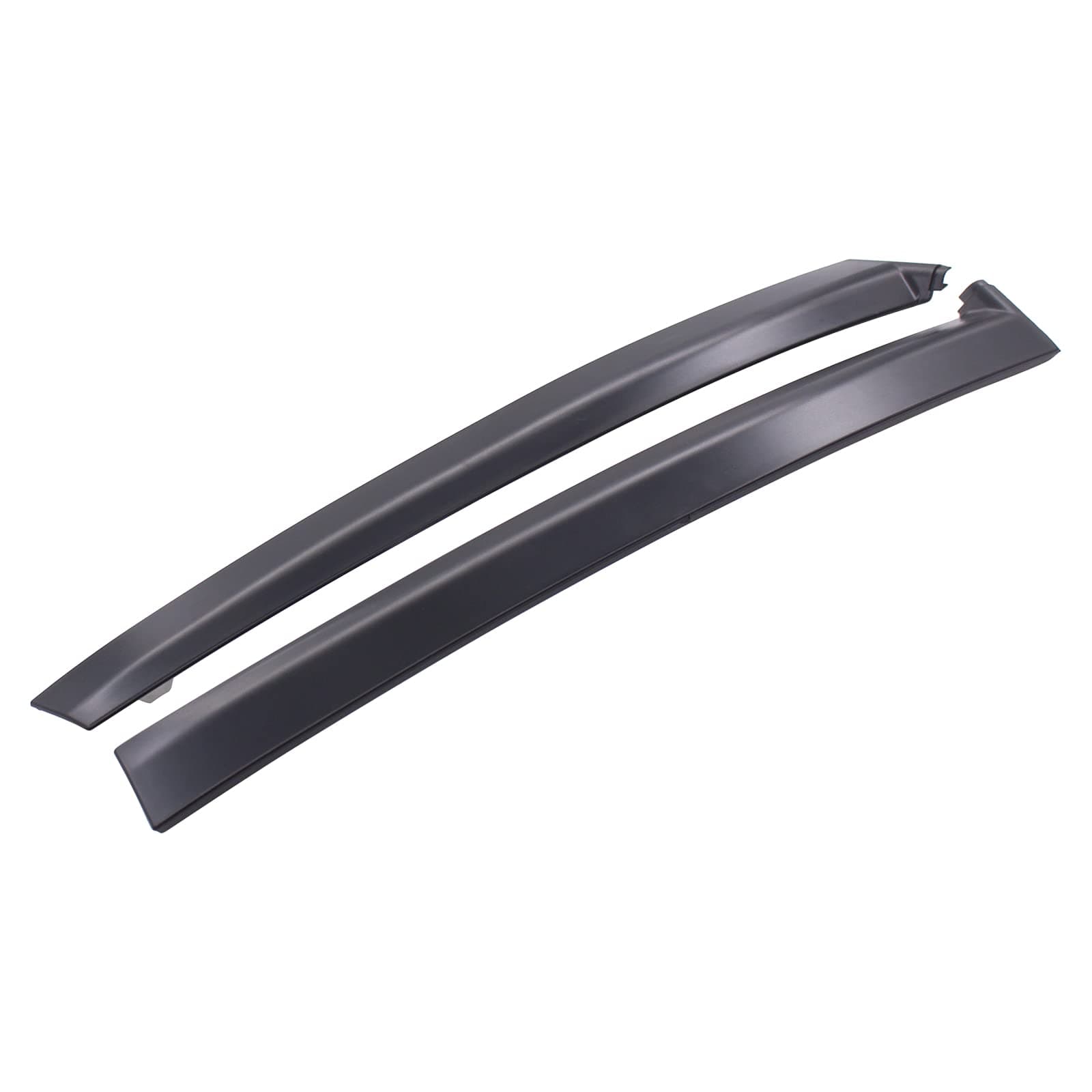 ApplianPar Gloss Black Driver and Passenger Side B Pillar Molding Trim Cover for Honda Civic 1992-1995