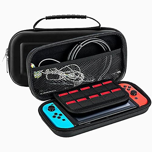 Nintendo Switch Carrying Case - Nintendo Switch Protective Waterproof Travel Carrying Case by OVIONS Portable Universal Hard Shell Protector Game Case for Nintendo Switch Accessories
