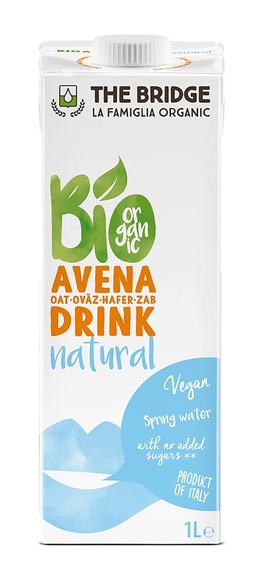 THE BRIDGE Bio Organic Oats Natural Drink, 1 Litre