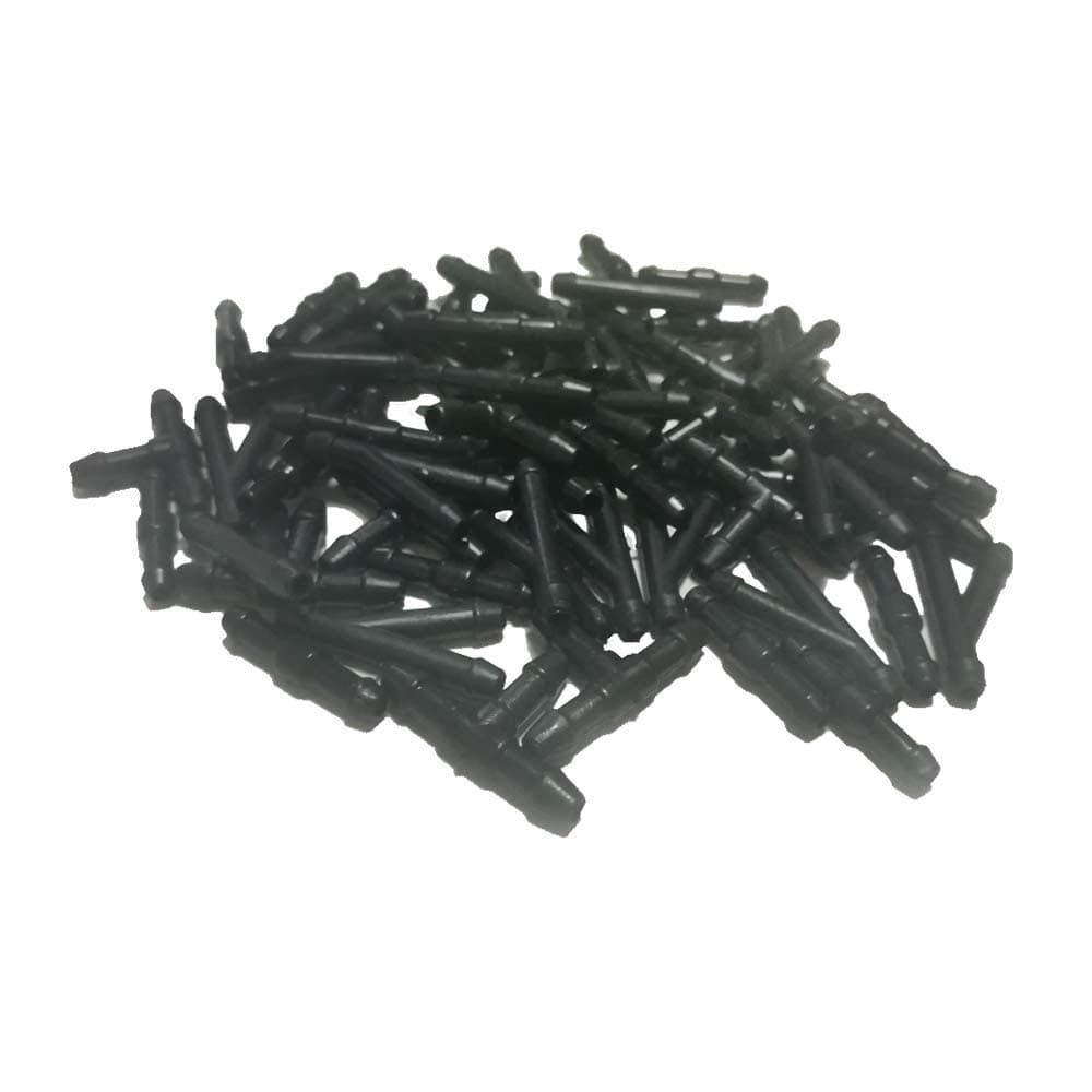 60Pcs Windshield Washer Hose Connector,BUENNUS 2 Ways I Type Windshield Wiper Nozzle to Tube Connector 3 Ways T/Y Type Windshield Wiper Hose Connector Replacement Kit Fluid Pipe Tubing Fittings