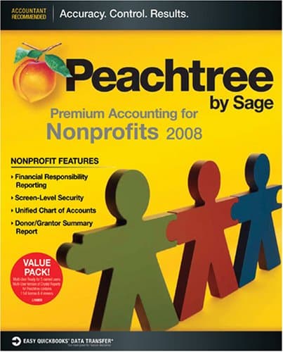 Peachtree Premium Accounting for Nonprofits 2008 Multi-User Value Pack