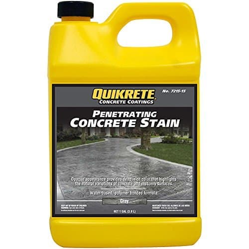 Quikrete Semi-Solid Gray Water-Based Penetrating Concrete Stain 1 gal.