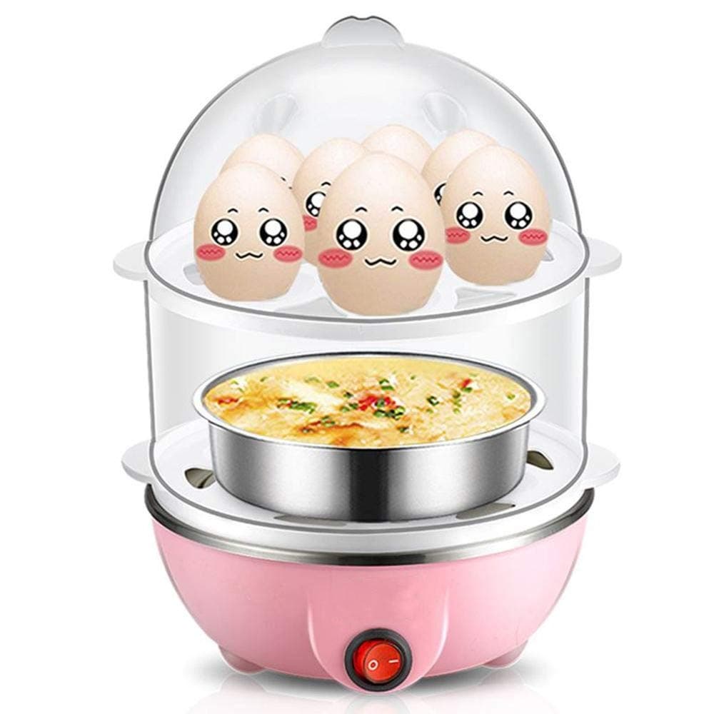 Alark Egg Poacher for Steaming, Cooking, Boiling Egg Scrambler Shaker Whisk White Mixer Kitchen Gadgets for Mixing the Egg With cutter (EGG BOILER)