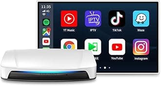 Top-tier Android Ai Box, HDMI Cinema Mode, Driven by Qualcomm 6225 with 8+128GB, SIM/TF Card, Built-in Google Play, Only Works the Vehicle with Wired CarPlay/Android Auto from Factory