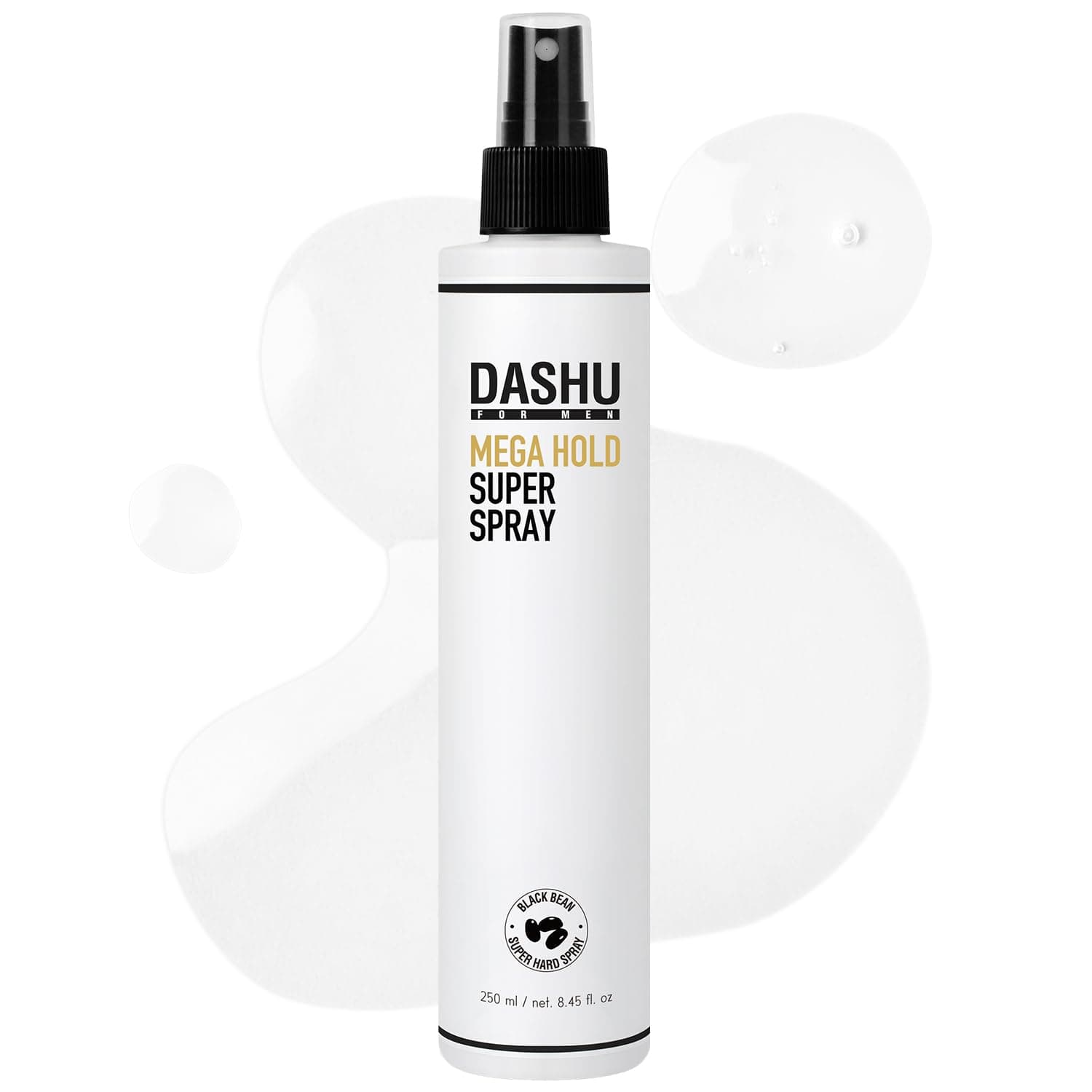 DASHU Mega Hold Super Hair Spray 8.45 fl oz – Ultra-Strong Fixation, Hairspra...