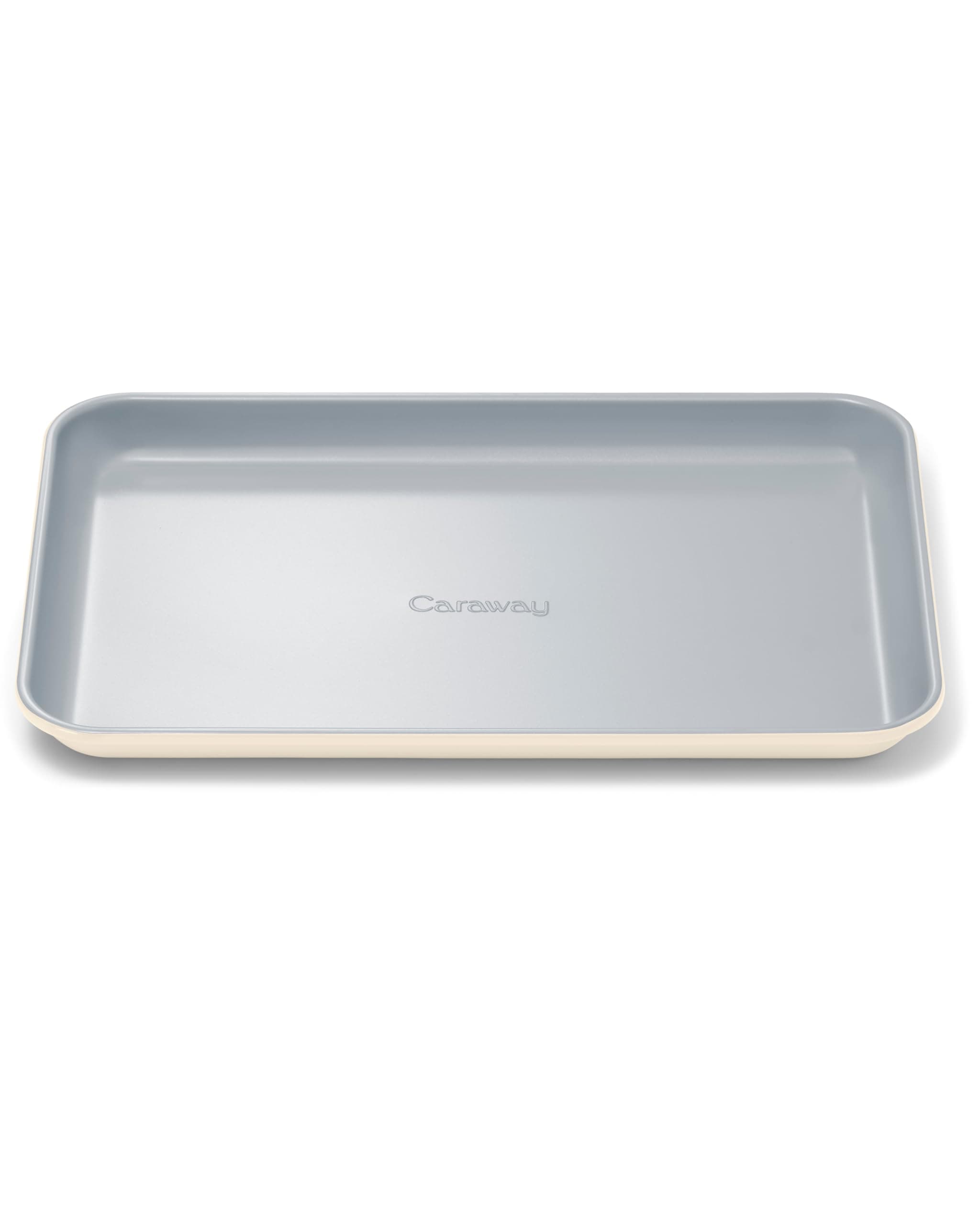 Nonstick Ceramic Small Baking Sheet (9x13”) – Non-Toxic, PTFE & PFOA Free – Oven Safe – Aluminized Steel Core – Mini Sheet Pan for Baking, Roasting & More - Cream