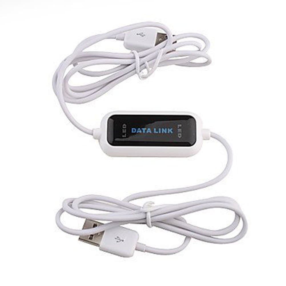 UniFire High Speed USB Pc to Pc Online Share Sync Link Net Direct Data File Transfer Bridge LED Cable Easy Copy Between 2 Computer