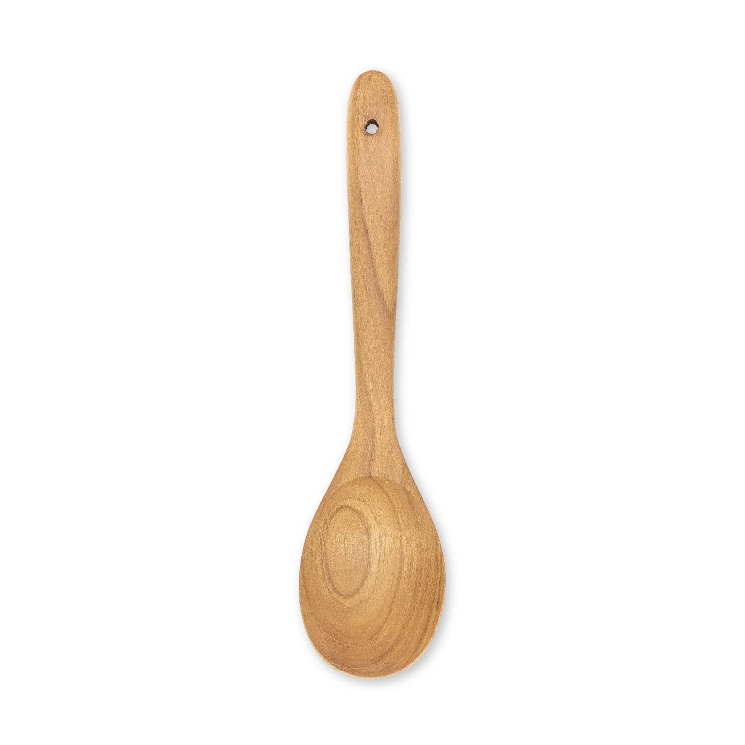 12" Big Scoop Spoon, Wide Head, Easy for Cooking and Serving. Handcraft from High Moist Resistance Golden Teak Wood | Durable, Healthy, Ergonomic Handle for Non Stick Cookware
