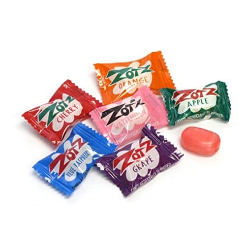 THREE POUNDS ZOTZ FIZZY CANDY 6 ASSORTED FLAVORS