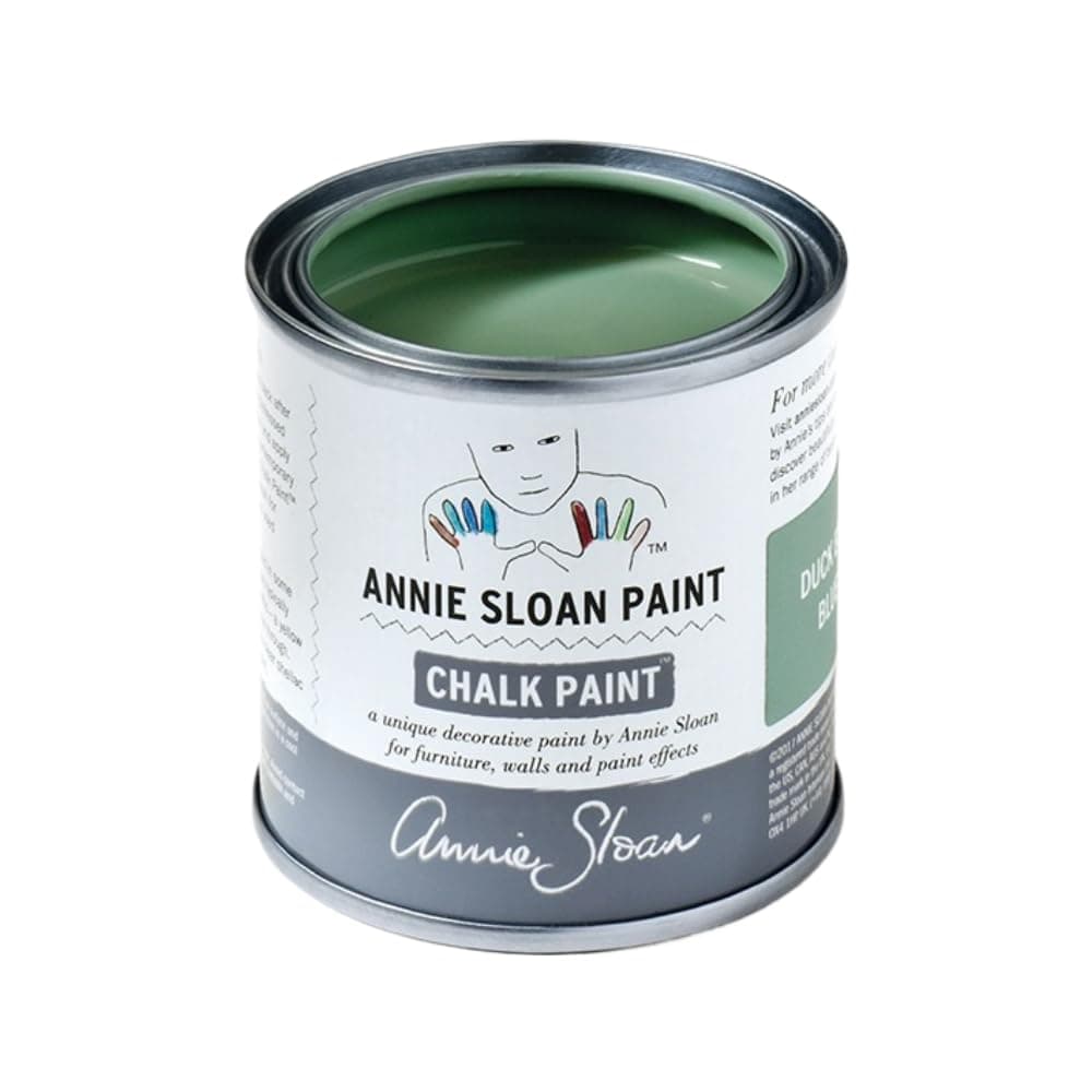 Annie Sloan Chalk Paint® (Duck Egg Blue, 120 ml/4.06 Fl Oz) a unique decorative paint for furniture, cabinets and home décor with no sanding or priming