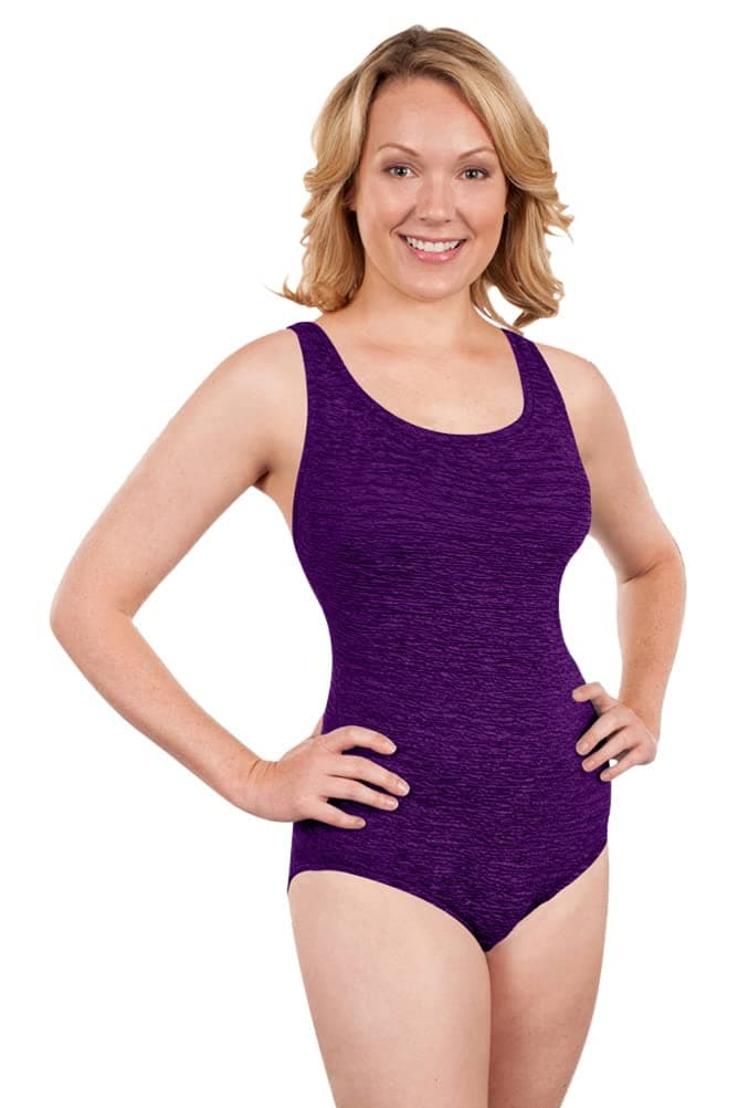 Krinkle Cross Back D-Cup One Piece Chlorine Resistant Swimsuit