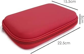 Fashionstationery.com Fashion Stationery Pencil Cases for Girls Boys Kids Children Teenagers Red Hard Shell School Pencil Case Hand Held Gaming Device Storage Case