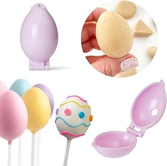 The Original My Little Cakepop Pro Cake Pop Mold since 2010. Egg Shaped. Injection Molded with ABS Food Grade BPA Free Plastic. Hygienic and strong. Use for Cake Pops, Play Dough, Soap, and More.