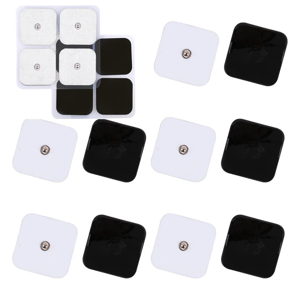 20 Pieces TENS/EMS Unit Pads Replacement Adhesive Electrodes for TENS Therapy Machines - 2x2 inch