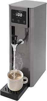 Step-Heating Commercial Hot Water Dispenser, 10L/2.64Gal Hot Water Boiler Dispenser Electric Water Pot Boiler Commercial Boiling Water Machine for Tea Coffee Shop Dessert Shop Hotel - 30L/H 1800W