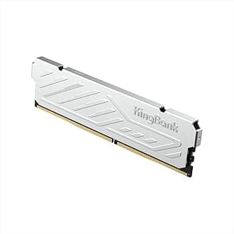 KingBank Computer Desktop Memory Ram DDR4 8GB 3200MHZ CL16 1.35V XMP2.0 Overclocking with Heatsink for PC Gaming/Office/PS,Silver