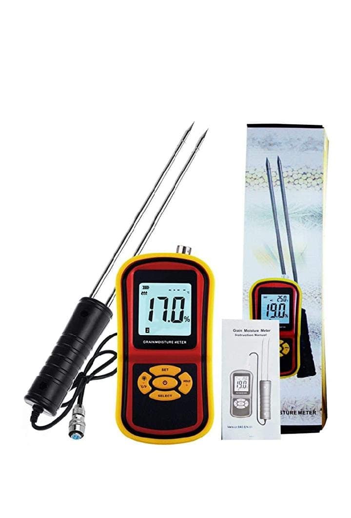 KERRO® Grain Moisture Meter with Measuring Probe & Digital Display