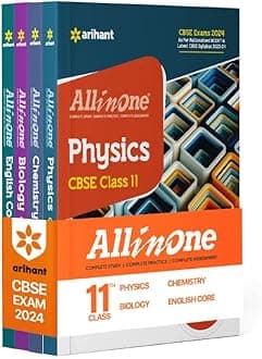 All In One Class 11th Physics, Chemistry, Biology, English Core for CBSE Exam 2024 (Set of 4 Books) Paperback – Big Book