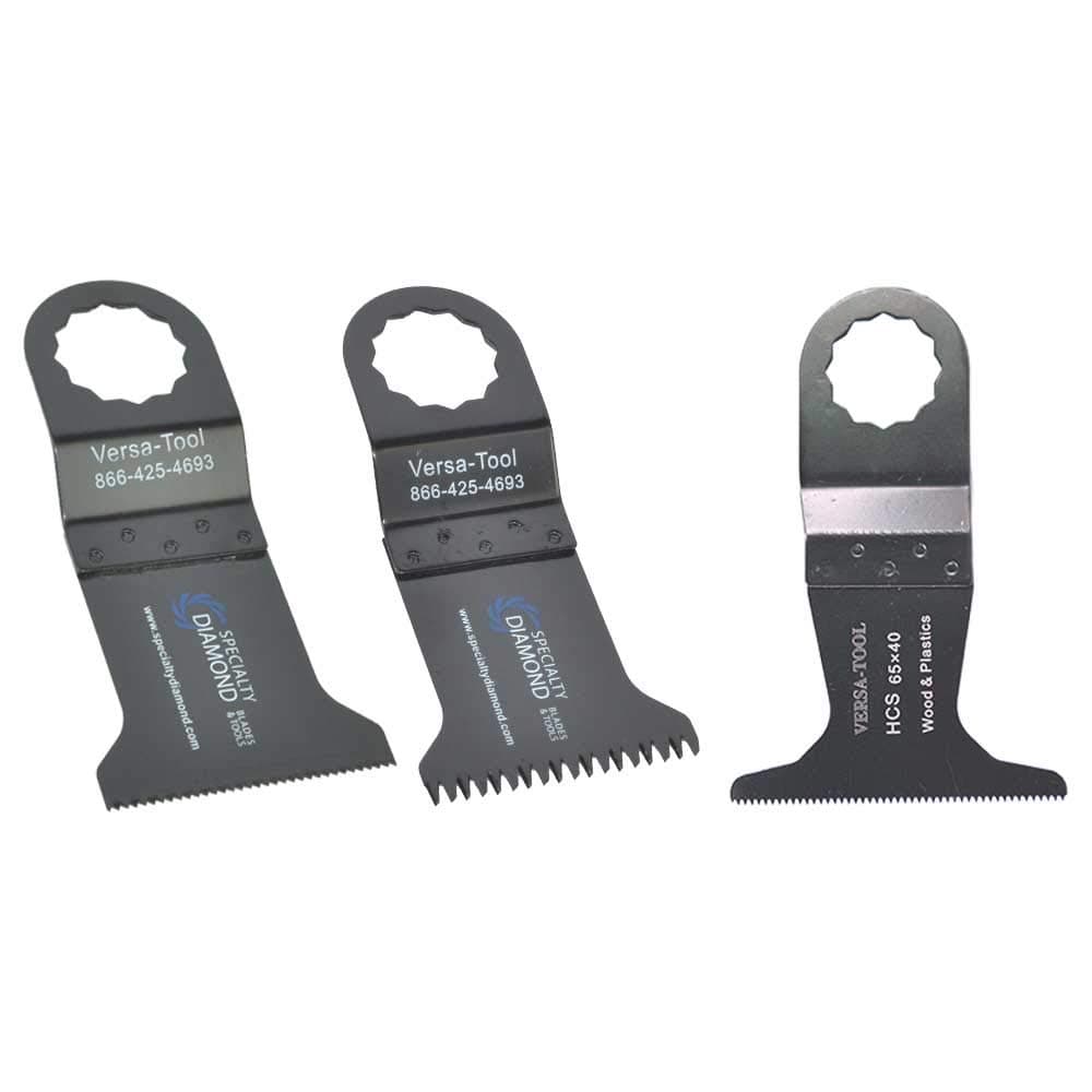 Versa-ToolFB-K10 3 Piece Oscillating Saw Blade Set For Fein Supercut