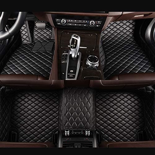 VEMAT Car Floor Mat Custom Made for Audi A5 Sportback 2017-2019 Faux Leather All Weather Waterproof Full Surrounded 3D Foot Carpets (Black)